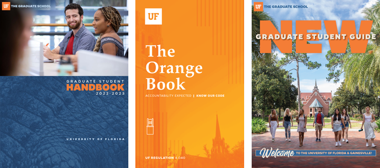 These handbooks help students navigate UF campus and policy.